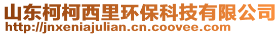 山東柯柯西里環(huán)保科技有限公司