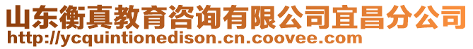 山東衡真教育咨詢有限公司宜昌分公司