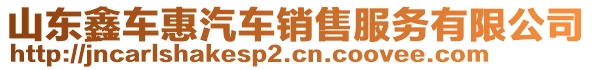 山東鑫車惠汽車銷售服務有限公司