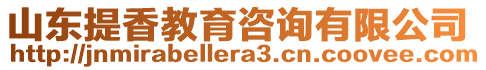 山東提香教育咨詢有限公司