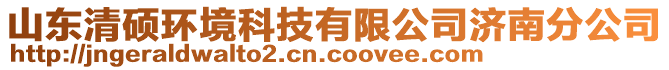 山東清碩環(huán)境科技有限公司濟(jì)南分公司