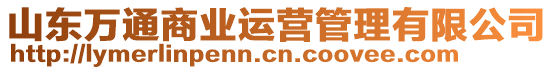 山東萬(wàn)通商業(yè)運(yùn)營(yíng)管理有限公司