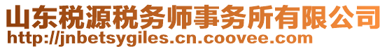 山東稅源稅務(wù)師事務(wù)所有限公司