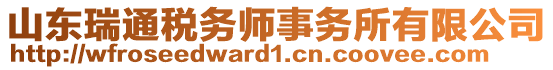 山東瑞通稅務(wù)師事務(wù)所有限公司