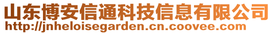 山東博安信通科技信息有限公司