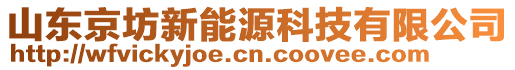 山東京坊新能源科技有限公司