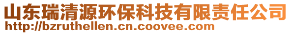 山東瑞清源環(huán)保科技有限責(zé)任公司