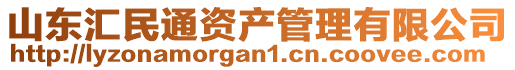山東匯民通資產(chǎn)管理有限公司