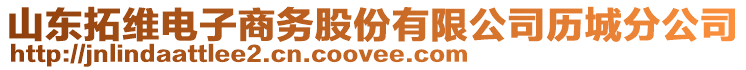 山東拓維電子商務(wù)股份有限公司歷城分公司