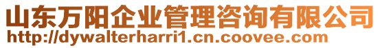 山東萬陽企業(yè)管理咨詢有限公司