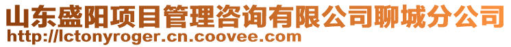 山東盛陽(yáng)項(xiàng)目管理咨詢有限公司聊城分公司