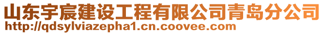 山東宇宸建設工程有限公司青島分公司