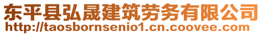 東平縣弘晟建筑勞務(wù)有限公司