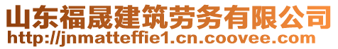 山東福晟建筑勞務(wù)有限公司