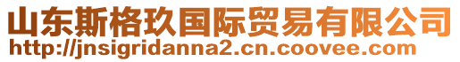 山東斯格玖國際貿(mào)易有限公司