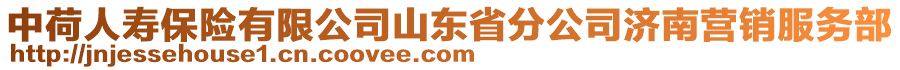 中荷人寿保险有限公司山东省分公司济南营销服务部