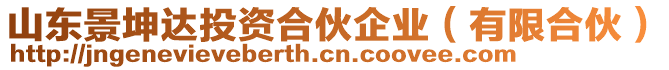 山東景坤達投資合伙企業(有限合伙)