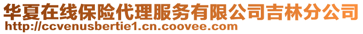 華夏在線保險代理服務有限公司吉林分公司