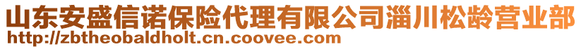 山東安盛信諾保險(xiǎn)代理有限公司淄川松齡營業(yè)部