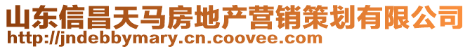 山東信昌天馬房地產營銷策劃有限公司