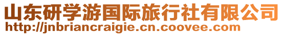 山東研學游國際旅行社有限公司