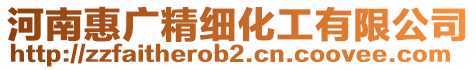 河南惠廣精細(xì)化工有限公司