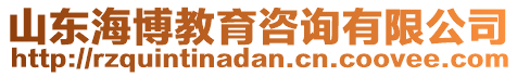 山東海博教育咨詢有限公司