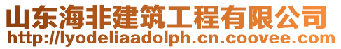 山東海非建筑工程有限公司
