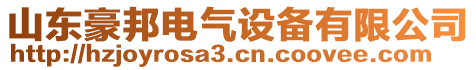 山東豪邦電氣設備有限公司