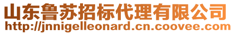 山東魯蘇招標(biāo)代理有限公司