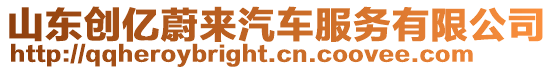 山東創億蔚來汽車服務有限公司