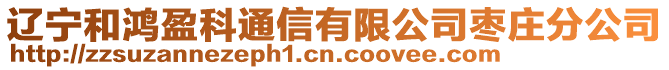遼寧和鴻盈科通信有限公司棗莊分公司