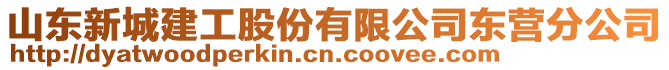 山東新城建工股份有限公司東營分公司