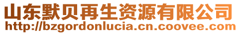 山東默貝再生資源有限公司