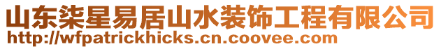 山東柒星易居山水裝飾工程有限公司