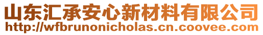 山東匯承安心新材料有限公司