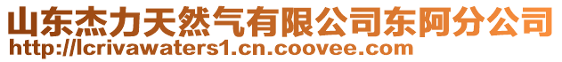 山東杰力天然氣有限公司東阿分公司