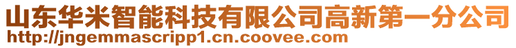 山東華米智能科技有限公司高新第一分公司