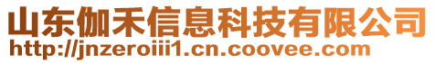 山東伽禾信息科技有限公司