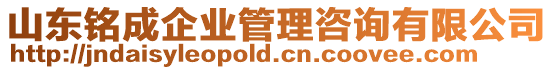 山東銘成企業管理咨詢有限公司