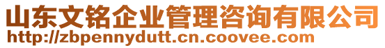 山東文銘企業(yè)管理咨詢有限公司