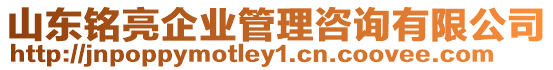 山東銘亮企業管理咨詢有限公司