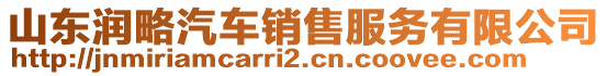 山東潤略汽車銷售服務(wù)有限公司