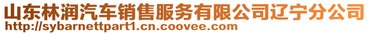 山東林潤汽車銷售服務(wù)有限公司遼寧分公司