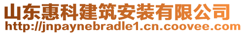 山東惠科建筑安裝有限公司