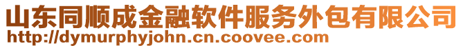 山東同順成金融軟件服務外包有限公司