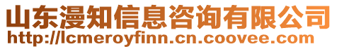 山東漫知信息咨詢有限公司