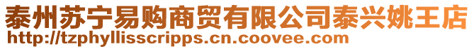 泰州蘇寧易購商貿有限公司泰興姚王店