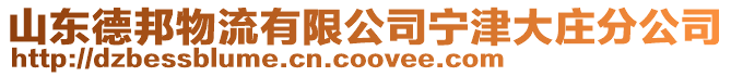 山東德邦物流有限公司寧津大莊分公司