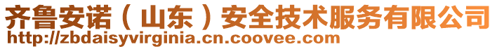 齊魯安諾（山東）安全技術(shù)服務(wù)有限公司